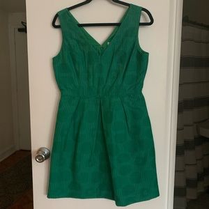 J. Crew Green detailed dress